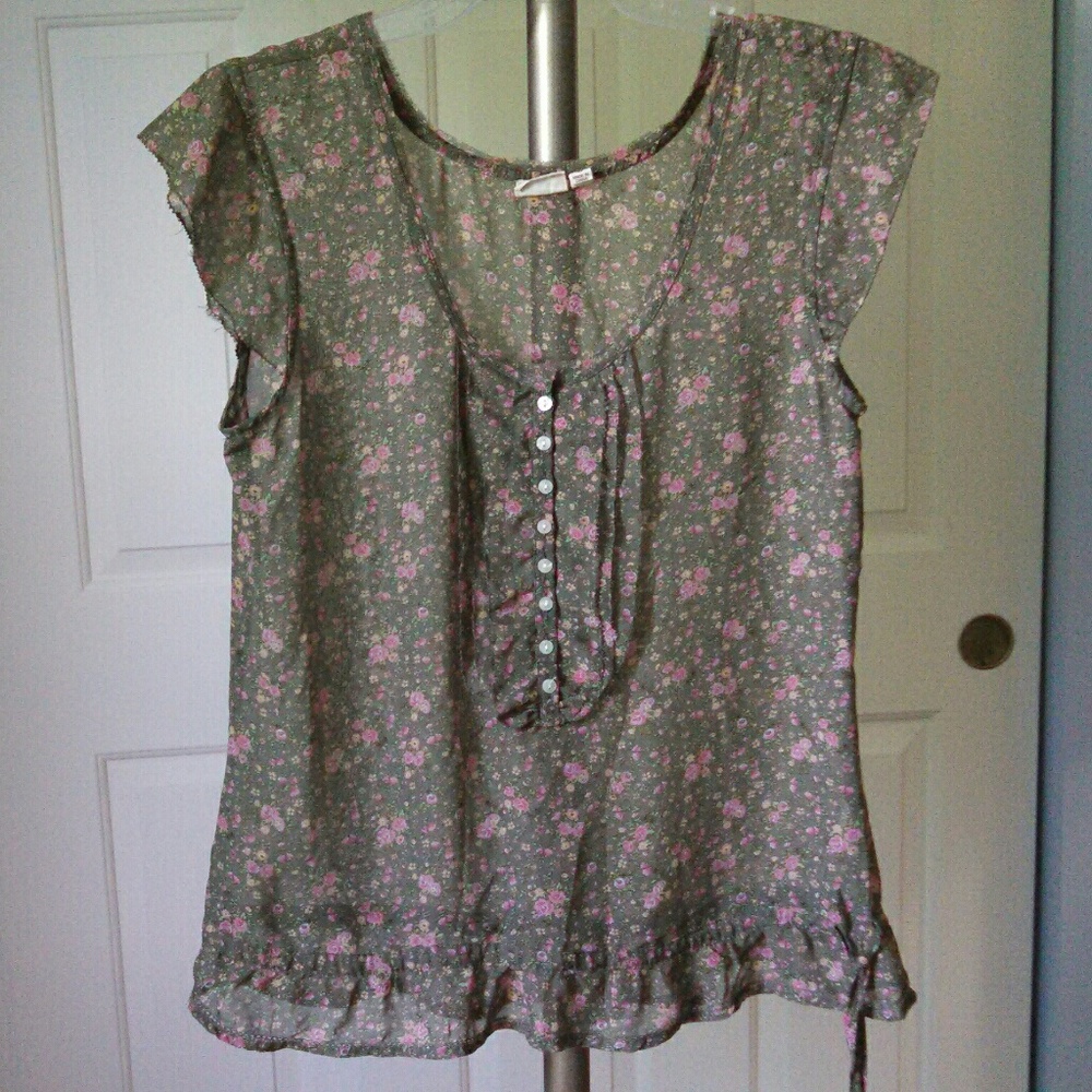Mudd Short Sleeve Summer Top